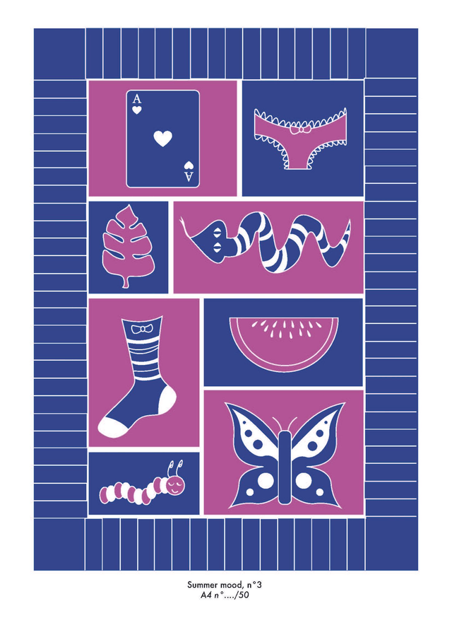 Reproduction imprimée Summer mood n°3