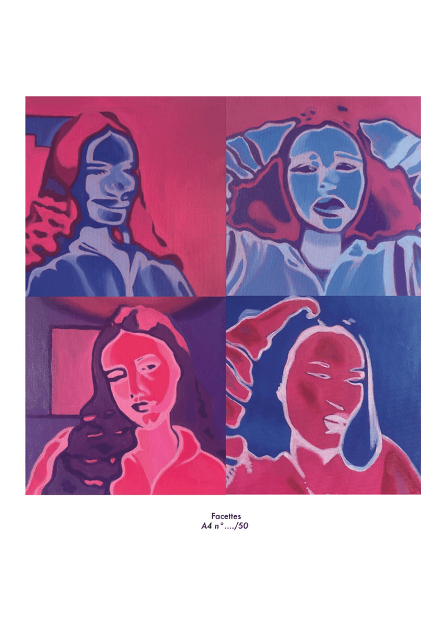 Reproduction imprimée Facettes