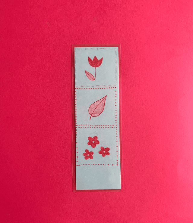 Marque page imprimé et plastifié - tirage d&#039;oeuvre &quot;Permanence de l&#039;être&quot;