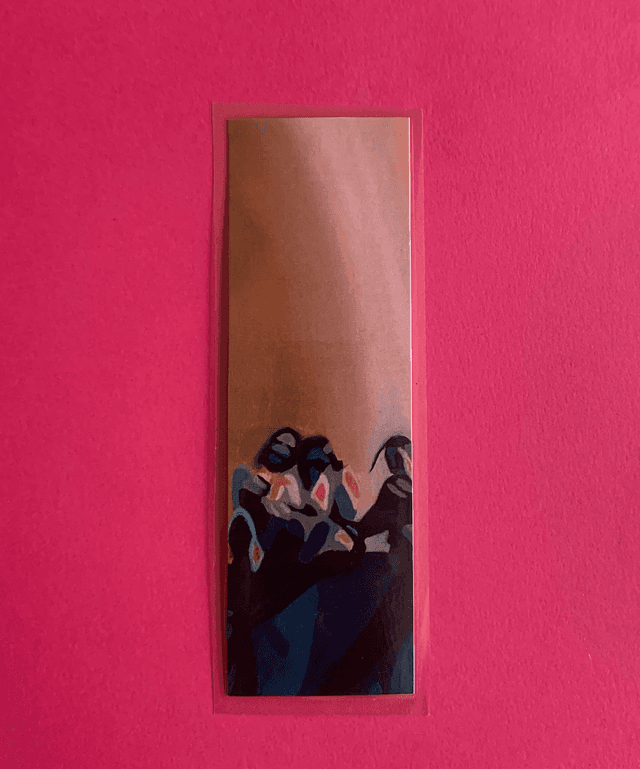 Marque page imprimé et plastifié - tirage d&#039;oeuvre &quot;Les copines&quot;