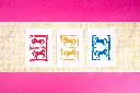 Salome-quetier-linogravures-artisanales-au-galop-rouge-orange-bleu.webp
