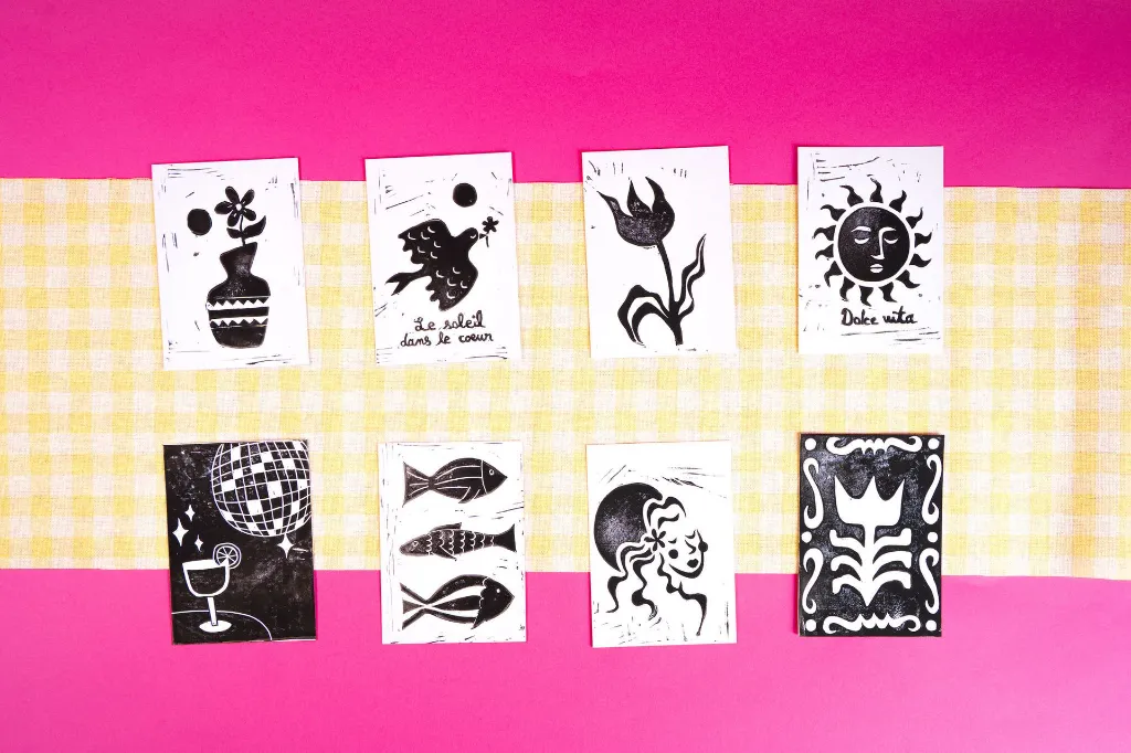 Salome-quetier-linogravures-artisanales-cartes-monochromes.webp