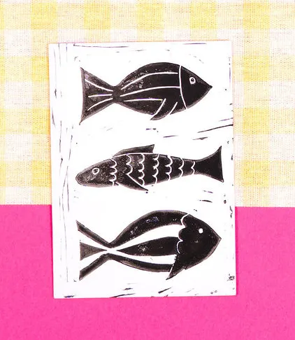 Carte Lino - Poissons