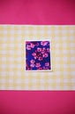 Carte A6 - Fleurs roses